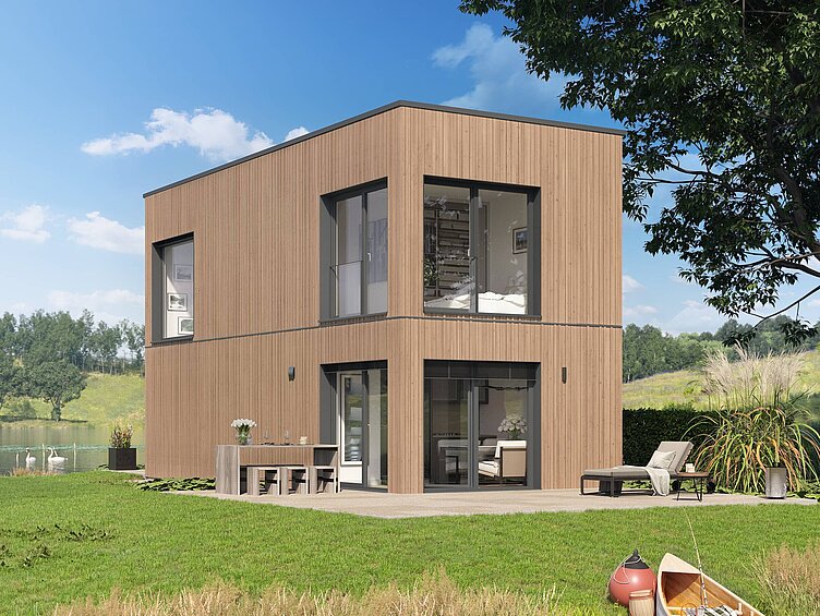 Minihaus OPTION: Klein, aber fein in edlem Design