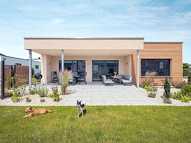 Moderner Bungalow mit Flachdach Bungalow